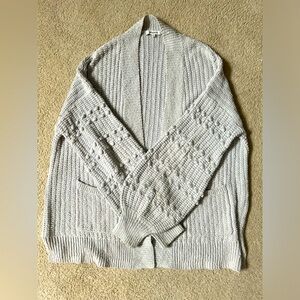Madewell bobble gray cardigan - medium